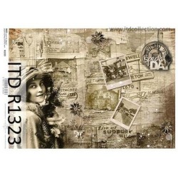 Ριζόχαρτο decoupage ITD 21x30 R1198