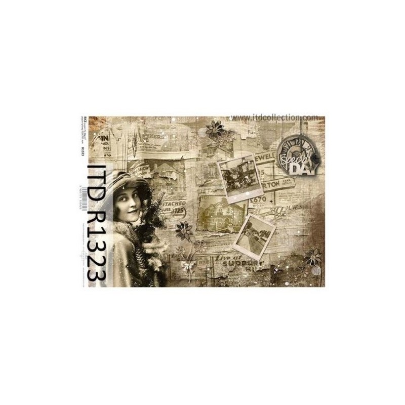 Ριζόχαρτο decoupage ITD 21x30 R1198