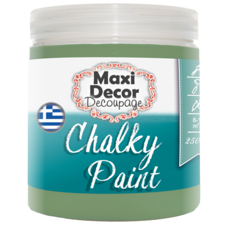 Χρώμα Κιμωλίας (Chalk paint ) Maxi Decor (ΒΕΡΑΜΑΝ ΣΚΟΥΡΟ) 250ml  CHP-514