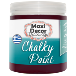 Χρώμα Κιμωλίας (Chalk paint ) Maxi Decor (ΒΕΡΑΜΑΝ ΣΚΟΥΡΟ) 250ml  CHP-514