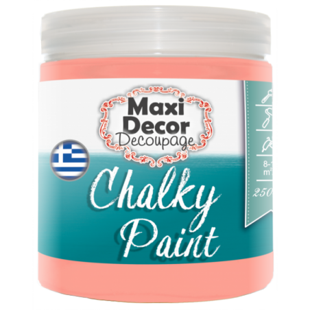 Χρώμα Κιμωλίας (Chalk paint ) Maxi Decor (ΒΕΡΑΜΑΝ ΣΚΟΥΡΟ) 250ml CHP-514