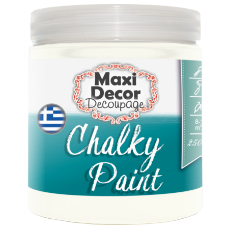 Χρώμα Κιμωλίας (Chalk paint ) Maxi Decor (ΒΕΡΑΜΑΝ ΣΚΟΥΡΟ) 250ml  CHP-514