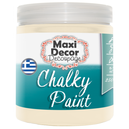 Χρώμα Κιμωλίας (Chalk paint ) Maxi Decor (ΒΕΡΑΜΑΝ ΣΚΟΥΡΟ) 250ml  CHP-514
