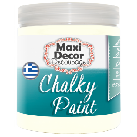 Χρώμα Κιμωλίας (Chalk paint ) Maxi Decor (ΒΕΡΑΜΑΝ ΣΚΟΥΡΟ) 250ml  CHP-514
