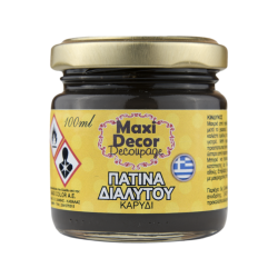 Πατίνα διαλυτού χρυσή 100 ml Maxi Decor