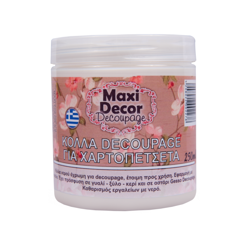 Κόλλα decoupage για χαρτοπετσέτα 250ml MAXI DECOR 430000539