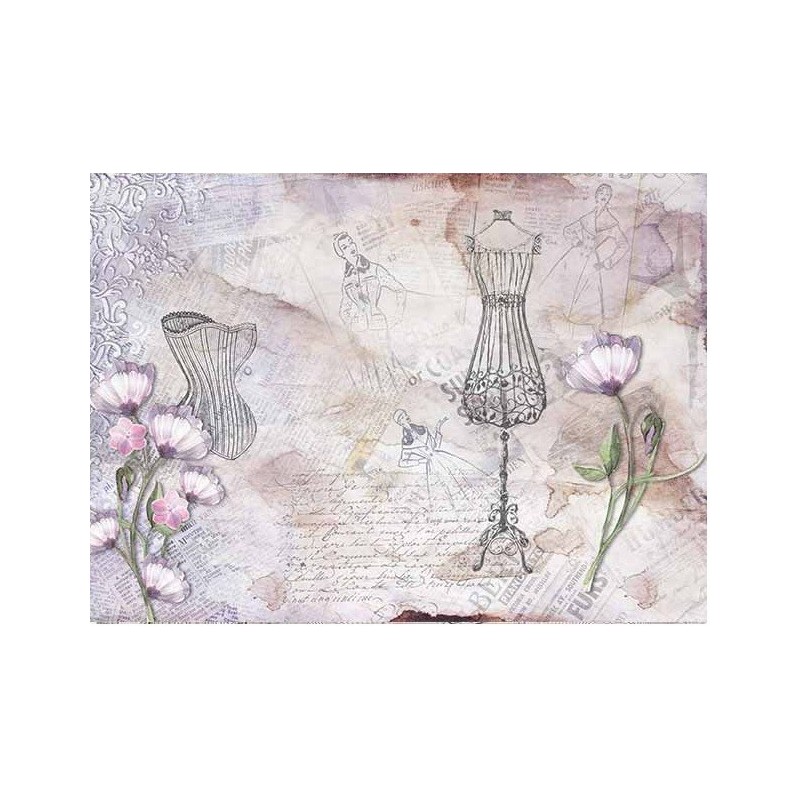 Ριζόχαρτο decoupage ITD 29,5 X 42 R095L