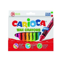 ΚΗΡΟΜΠΟΓΙΕΣ CARIOCA WAX CRAYONS/24