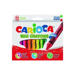 ΚΗΡΟΜΠΟΓΙΕΣ CARIOCA WAX CRAYONS/12