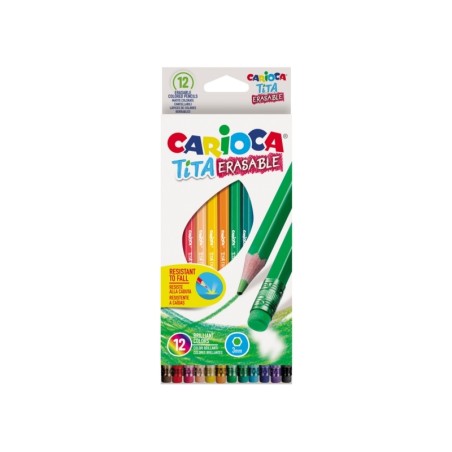 ΞΥΛΟΜΠΟΓΙΕΣ CARIOCA 42897 TITA ERASABLE 12τεμ