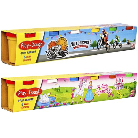ΠΛΑΣΤΟΖΥΜΑΡΑΚΙΑ PLAY-DOUGH MAXI 6 ΧΡΩΜ. x 100 gr