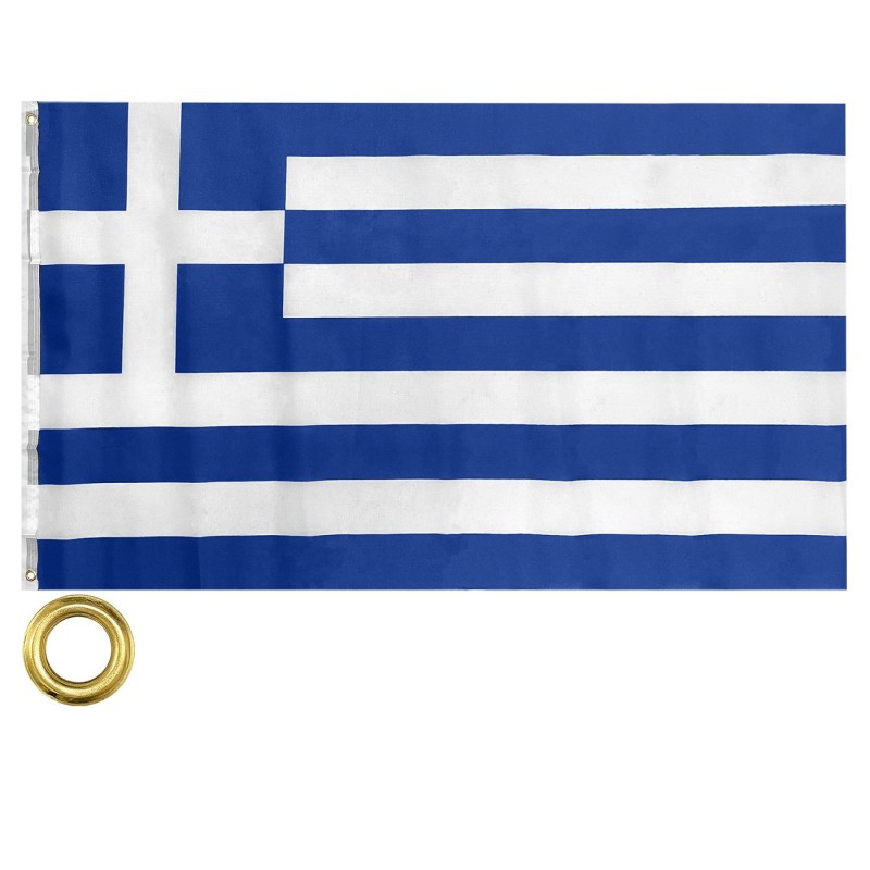 Σημαία Ελληνική Υφασμάτινη για Κοντάρι 90x150cm