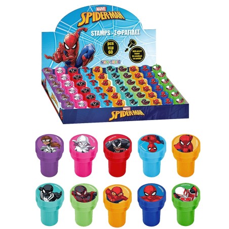Σφραγίδα Spiderman 10 Σχέδια