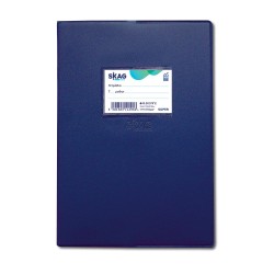 SKAG ΤΕΤΡΑΔΙΑ (SUPER) ΜΕ ΚΑΛΥΜΜΑ ΜΠΛΕ 17X25 ΡΙΓΕ 50Φ 80ΓΡ