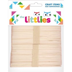 Ξυλάκια Χειροτεχνίας The littlies 150mm 80 Τμχ.
