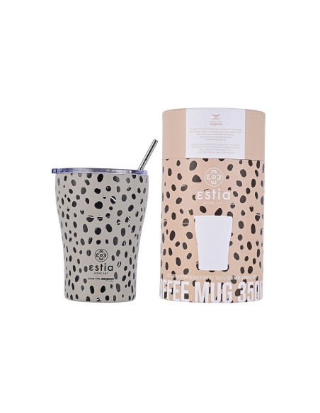 ΘΕΡΜΟΣ COFFEE MUG SAVE THE AEGEAN 350ml LEOPARD TAUPE