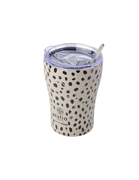 ΘΕΡΜΟΣ COFFEE MUG SAVE THE AEGEAN 350ml LEOPARD TAUPE