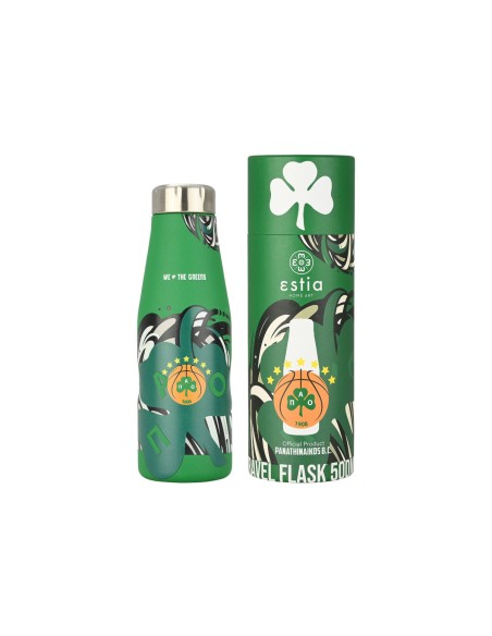 ΘΕΡΜΟΣ TRAVEL FLASK PANATHINAIKOS BC EDITION WE THE GREENS 500ml