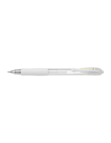 PILOT ΣΤΥΛΟ G-2 0.7mm ΠΑΣΤΕΛ ΛΕΥΚΟ
