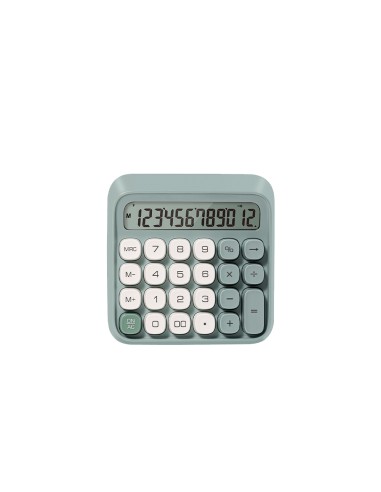 DELI ΑΡΙΘΜΟΜΗΧΑΝΗ 12 ΨΗΦΙΩΝ 13x13.3x2.7cm ΠΡΑΣΙΝΟ