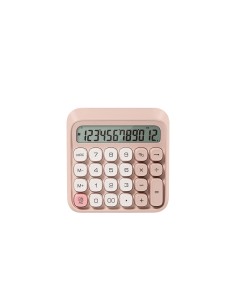 DELI ΑΡΙΘΜΟΜΗΧΑΝΗ 12 ΨΗΦΙΩΝ 13x13.3x2.7cm ΡΟΖ