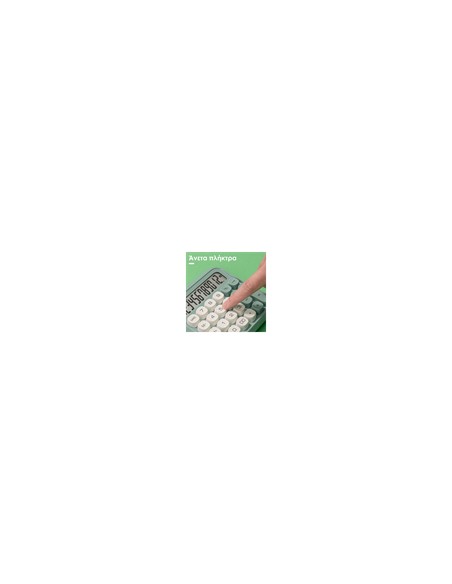 DELI ΑΡΙΘΜΟΜΗΧΑΝΗ 12 ΨΗΦΙΩΝ 13x13.3x2.7cm ΠΡΑΣΙΝΟ