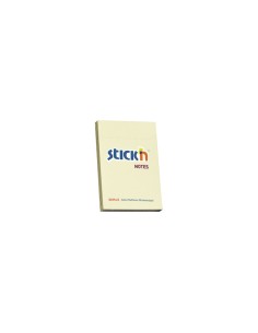 STICK'N ΧΑΡΤΙΑ ΣΗΜΕΙΩΣΕΩΝ ΑΥΤΟΚΟΛΛΗΤΑ 51x76mm 100 ΦΥΛΛΑ ΚΙΤΡΙΝΑ