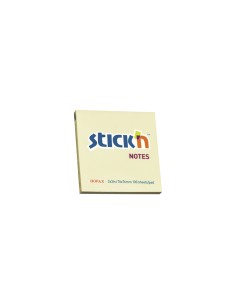 STICK'N ΧΑΡΤΙΑ ΣΗΜΕΙΩΣΕΩΝ ΑΥΤΟΚΟΛΛΗΤΑ 76x76mm 100 ΦΥΛΛΑ ΚΙΤΡΙΝΟ