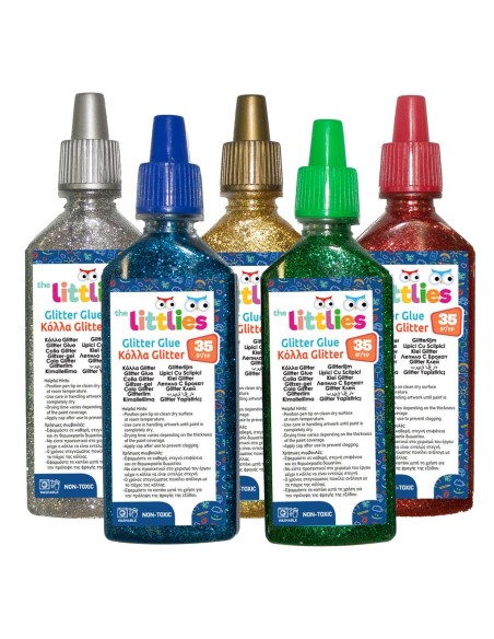 Κόλλα Glitter 35γρ. The littlies σε 5 Χρώματα