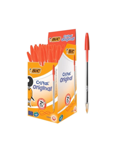 ΣΤΥΛΟ BIC ΔΙΑΡΚΕΙΑΣ CRISTAL MEDIUM RED