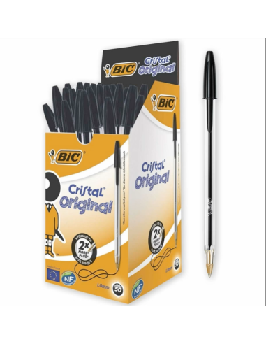 ΣΤΥΛΟ BIC ΔΙΑΡΚΕΙΑΣ CRISTAL MEDIUM BLACK