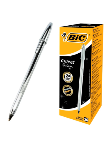 ΣΤΥΛΟ BIC ΔΙΑΡΚΕΙΑΣ CELEBRATE ΑΣΗΜΙ MEDIUM ΜΑΥΡΟ 1.0mm