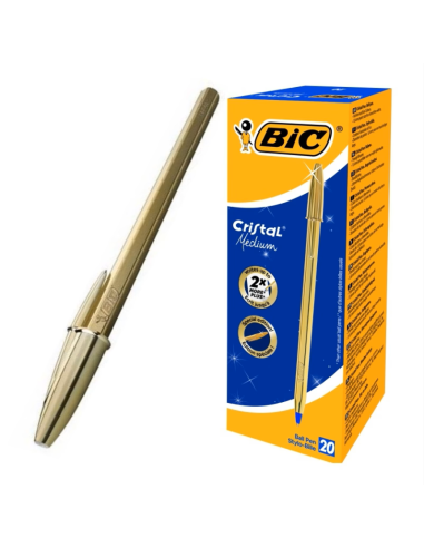 ΣΤΥΛΟ BIC ΔΙΑΡΚΕΙΑΣ CELEBRATE ΧΡΥΣΟ MEDIUM ΜΠΛΕ