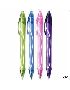 ΣΤΥΛΟ BIC ΑΥΤΟΜΑΤΟ GELOCITY QUICK DRY GRIP (gel 0.7mm) ΧΡΩΜΑΤΙΣΤΟ