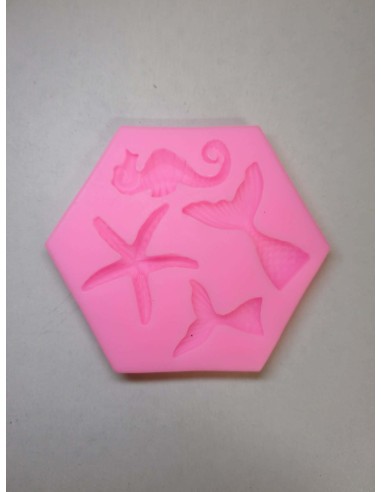 Καλούπι σιλικόνης Καλοκαίρι 7,5x7,5cm