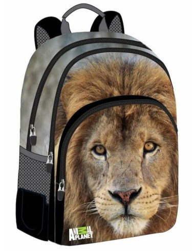 Animal Planet Lion Τσάντα Πλάτης με 3 θήκες