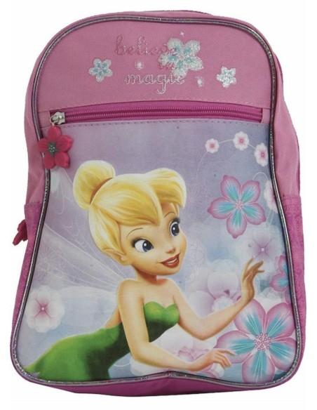 Tinkerbell Fairies Τσάντα Πλάτης με θήκη για παγούρι