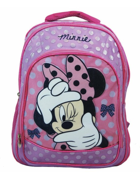 Σχολική Τσάντα Minnie με 2 θήκες με θήκη για παγούρι