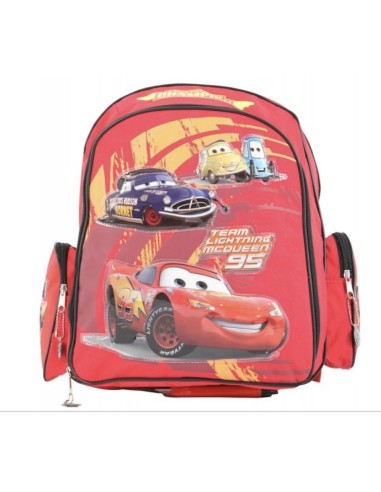 Σχολική Τσάντα Πλάτης CARS με 2 Θήκες