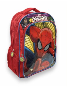 Spider Man Marvel Τσάντα Πλάτης με 2 θήκες και θήκη για παγούρι