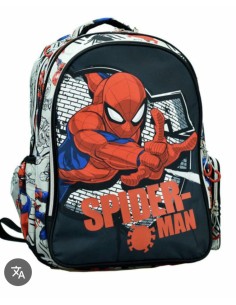Gim Spiderman Τσάντα Πλάτης με 3 θήκες