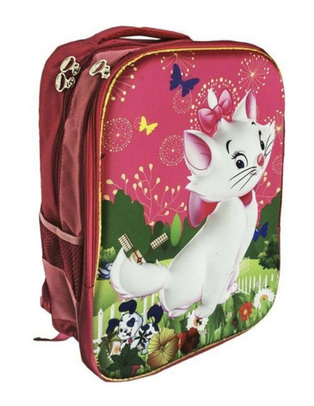 Σχολική Τσάντα Πλάτης Νηπιαγωγείου Γατούλα με 2 θήκες και θήκη για παγούρι