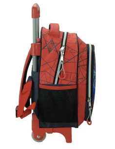 GIM SpiderMan Σχολική Τσάντα Νηπίου Τρόλλεϊ με 2 θήκες και θήκη για παγούρι 2