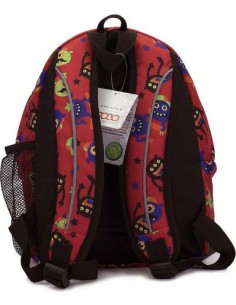 Polo Mini Monsters Σχολική Τσάντα Πλάτης Νηπιαγωγείου με θήκη για παγουρι 2