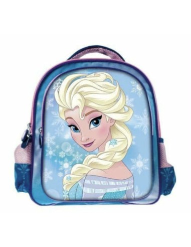 Frozen Σχολική Τσάντα Πλάτης Νηπιαγωγείου Τριπλή Όψη με Μαγνήτη, 2 θήκες και θήκη για παγούρι
