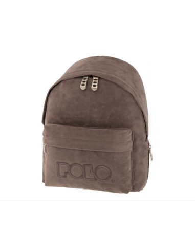 Σακίδιο Polo mini velvet γκρί