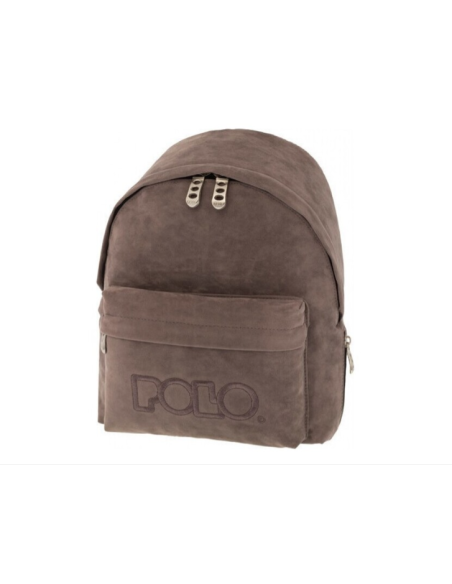 Σακίδιο Polo mini velvet γκρί
