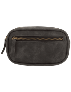 Τσαντάκι Μέσης Μπανάνα Polo Lady Leather Grey