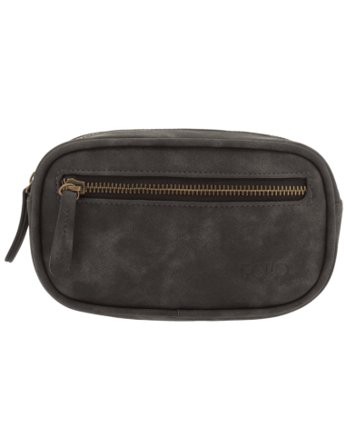 Τσαντάκι Μέσης Μπανάνα Polo Lady Leather Grey