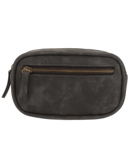 Τσαντάκι Μέσης Μπανάνα Polo Lady Leather Grey